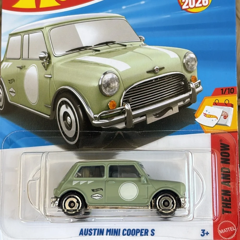 Austin Mini Cooper British Automobile Green Compact Car Hot Wheels New 2026
